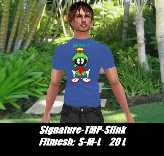 Marvin-WTF!-Mens' mesh shirt