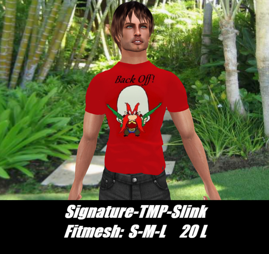 Back Off!-Mens' mesh shirt