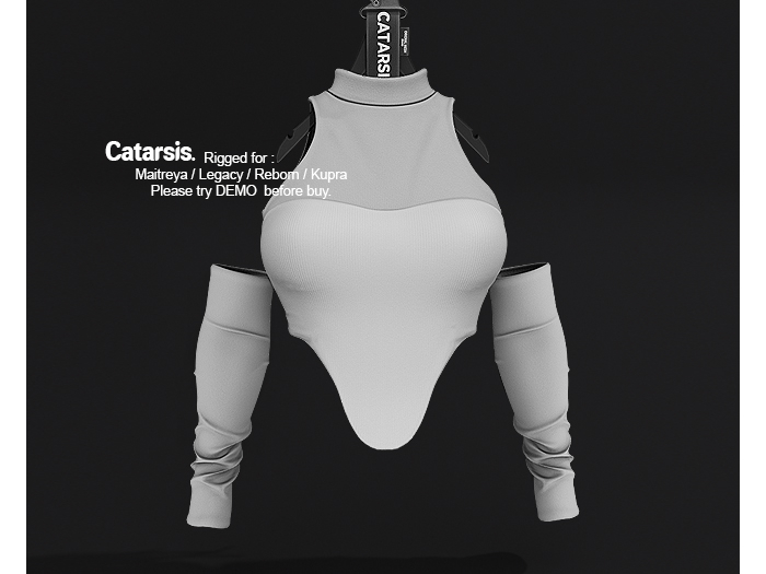 CATARSIS - EFECTO Top - GRIS