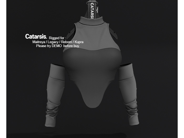 CATARSIS - EFECTO Top - GRIS O
