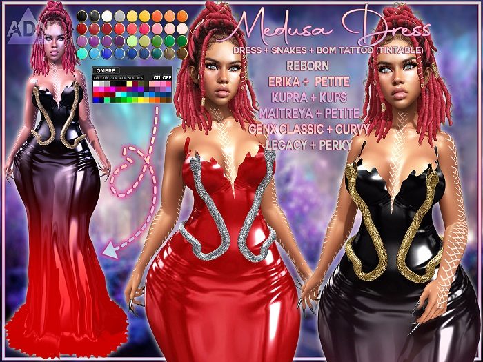ADN demo Medusa Dress