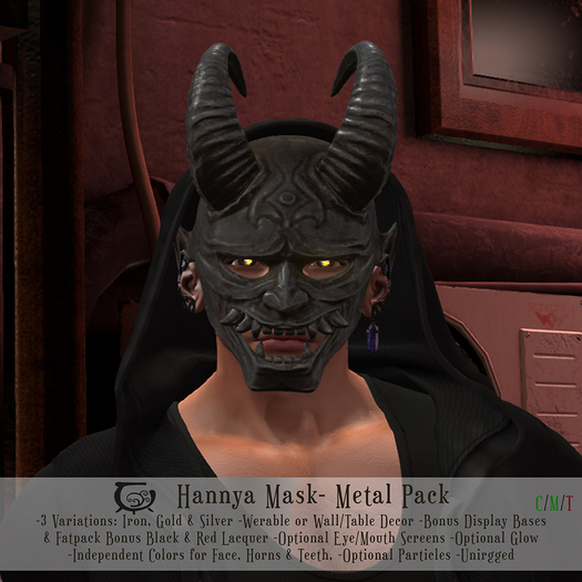  Hannya Mask- Metal