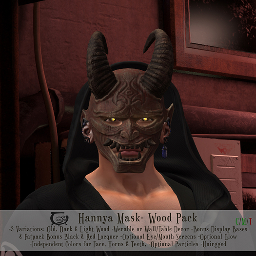  Hannya Mask- Wood