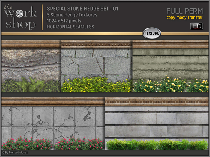 SPECIAL HEDGE TEXTURE SET - 01