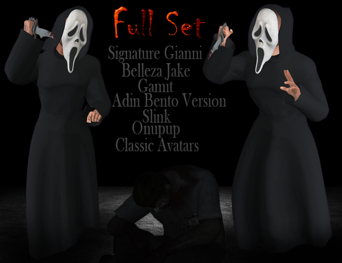 InStyle-FULL SET Ghost Scream (Signature Gianni, Belleza Jacke, Gamit, Adin, Slink, Onupup,Classic Avatars)-until 28.10.