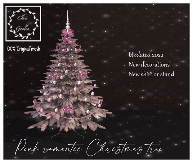 C*Christmas tree Romantic Pink Updated