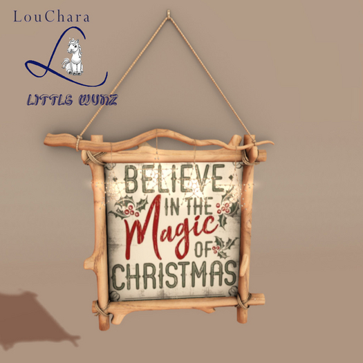 LouChara We Believe Wall Art