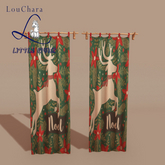 LouChara Rustic Noel Curtain 