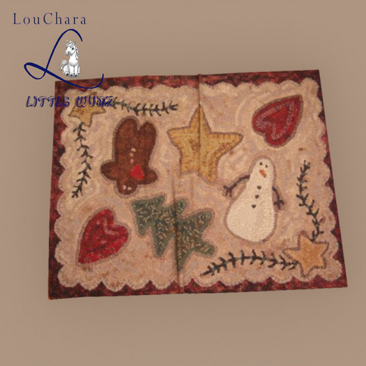 LouChara Little Wunz Sleigh Ride Rug