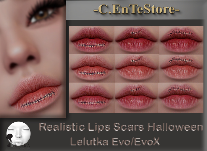 _C.EnTeStore_DEMO-Realistic Lips Scars Halloween