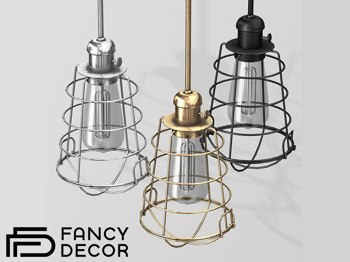 Fancy Decor: Industrial Pendant Lamp Fatpack