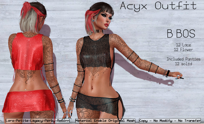 B BOS - Acyx Outfit - Fatpack (Add me)