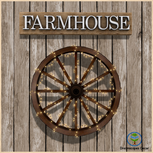 *Georgia* Wheel & Sign - Dreamscapes Decor