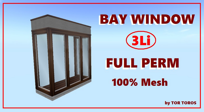 MESH BAY WINDOW 3Li FULL PERM