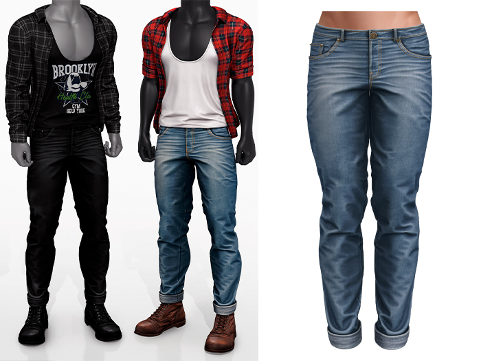 Mossu - Cooper Jeans - Blue