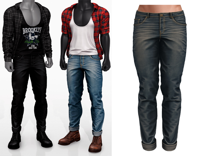 Mossu - Cooper Jeans - Storm 