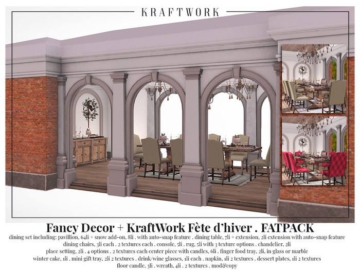 Fancy Decor + KraftWork Fete d'hiver Full Set Copy