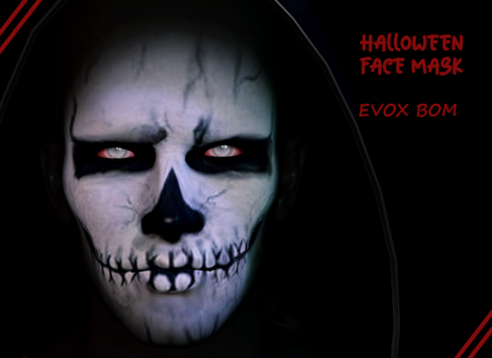 N- Halloween Face Mask Tattoo [EVOX]