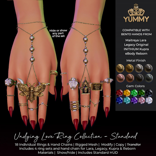 (Yummy) Undying Love Ring Collection - Standard
