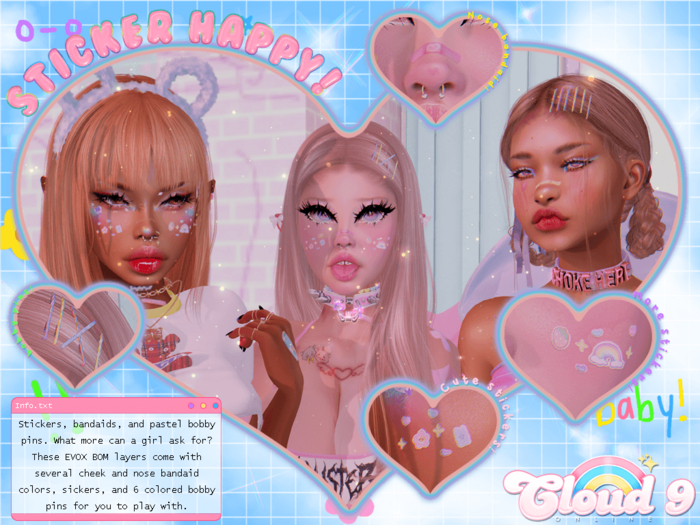 #cloud9 sticker happy (EVOX BOM)