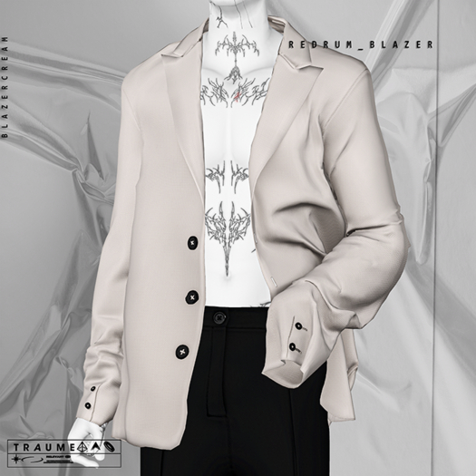 [Traume] Redrum Blazer CREAM