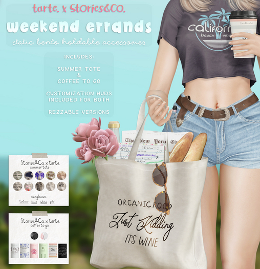 tarte. x Stories&Co. weekend errands