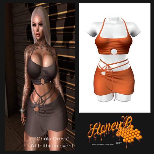  CHULA DRESS ORANGE