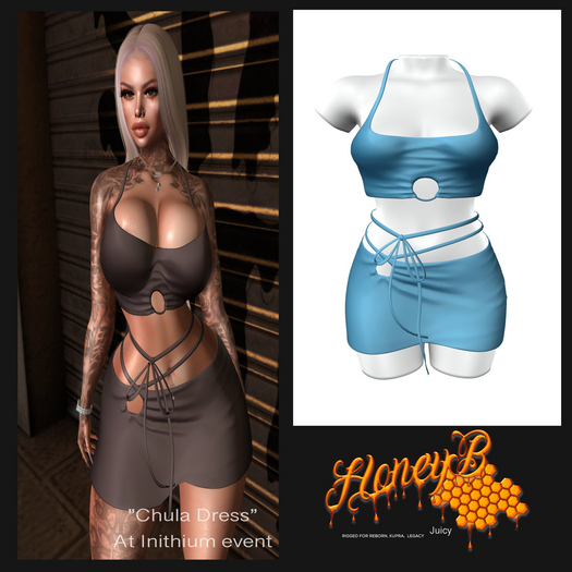CHULA DRESS sky