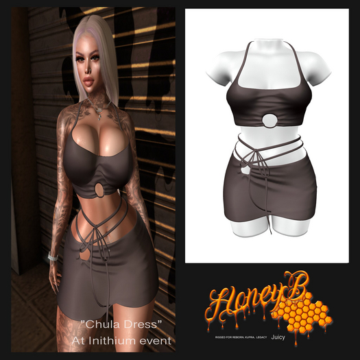 CHULA DRESS GREY