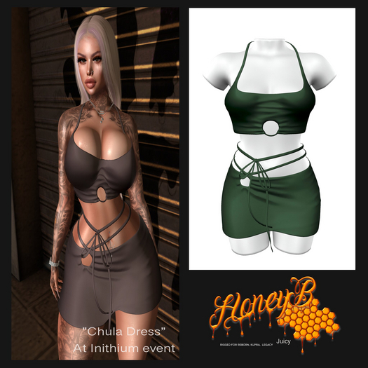 CHULA DRESS OLIVE