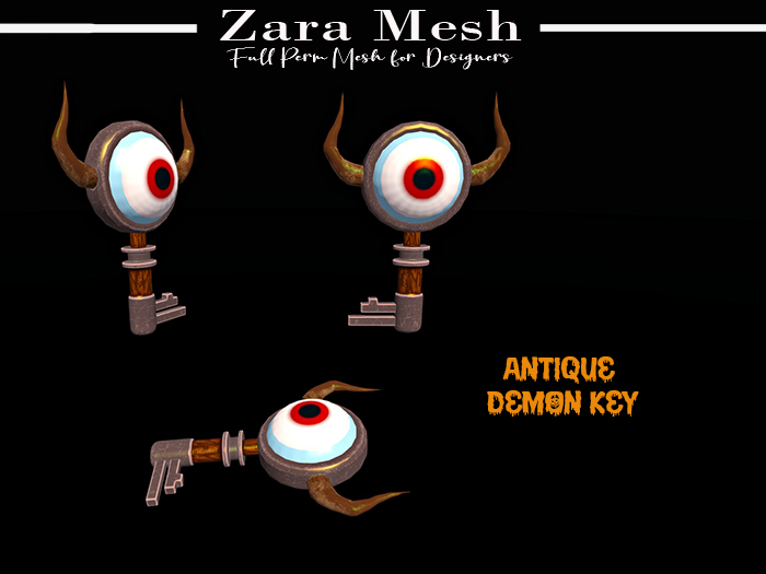 ZM - Antique - Demon Key - FULL PERM MESH