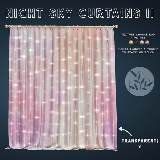 tarte. night sky curtain II (nebula)