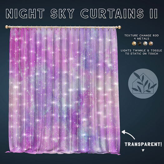tarte. night sky curtain II (galaxy)