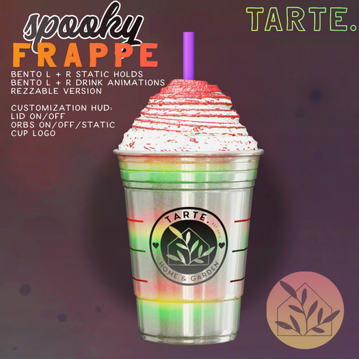 tarte. spooky frappe (witch brew)