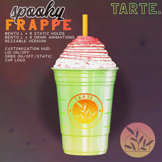 tarte. spooky frappe (frankenstein)