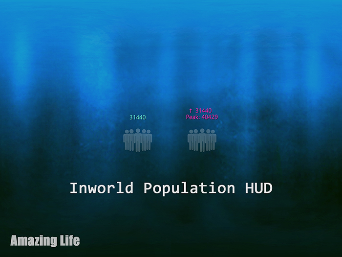 [C] Inworld Population HUD [concurrent users tracker HUD]