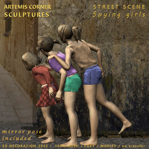 *AC* Street scene - Spying girls 