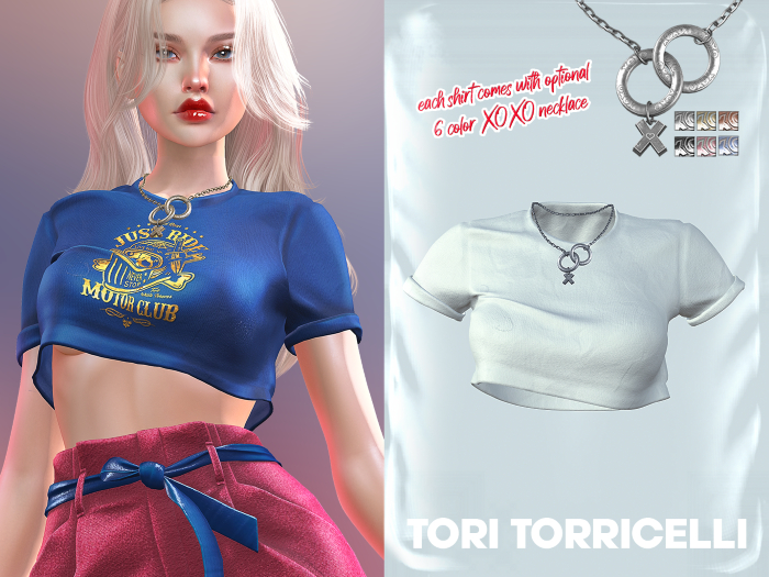 TORI TORRICELLI // Fallon Top // White