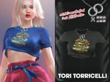 TORI TORRICELLI // Fallon Top // Black Biker