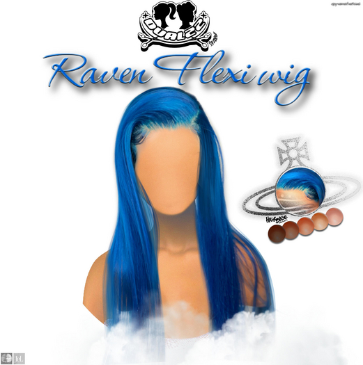 {DUALZZ} - "Raven Flexi Wig"