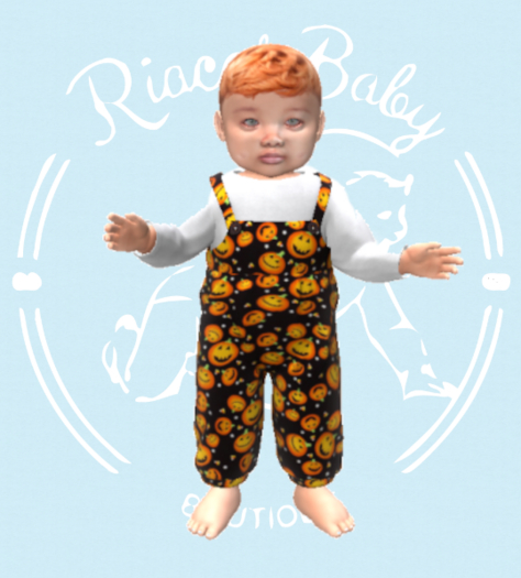 (RBB) Pumpkin Overalls2-LB