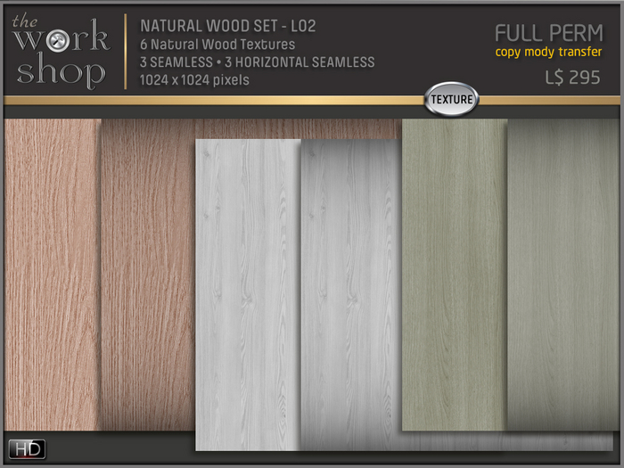 NATURAL WOOD TEXTURE SET - L02