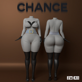 CHANCE - GIL WHITE ROMPER X BELT [INITHIUM KUPRA] BIMBO / ORIGINAL / LOW