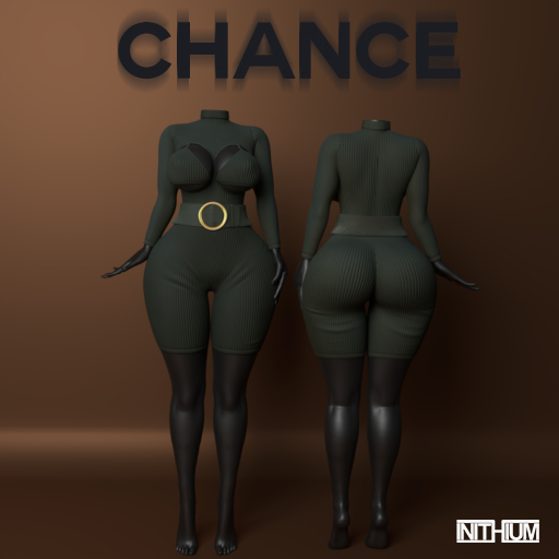 CHANCE - GIL TERRARIUM ROMPER X BELT [INITHIUM KUPRA] BIMBO / ORIGINAL / LOW