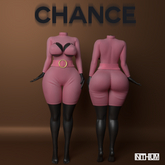 CHANCE - GIL PINK ROMPER X BELT [INITHIUM KUPRA] BIMBO / ORIGINAL / LOW