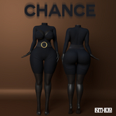 CHANCE - GIL BLACK ROMPER X BELT [INITHIUM KUPRA] BIMBO / ORIGINAL / LOW
