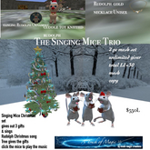 The Singing Mice Trio set & 3 gift givers-Box LI=30