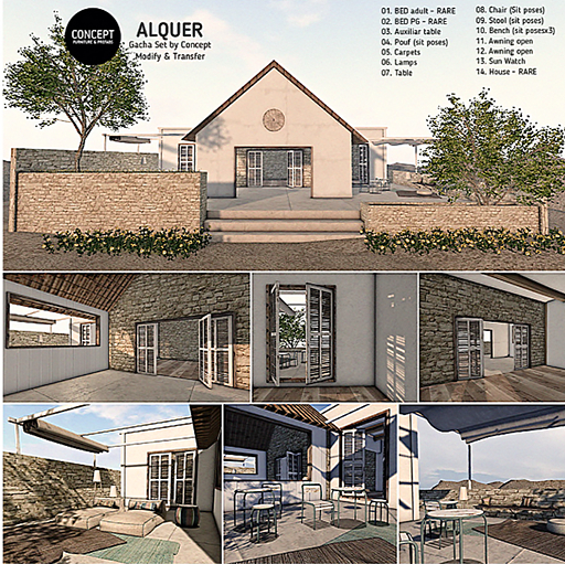 14. Concept} ALQUER.HOUSE . RARE