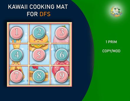 Second Life Marketplace - Zoco :: Kawaii Cooking mat for DFS