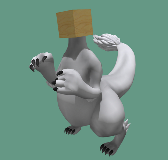 cute dragon body